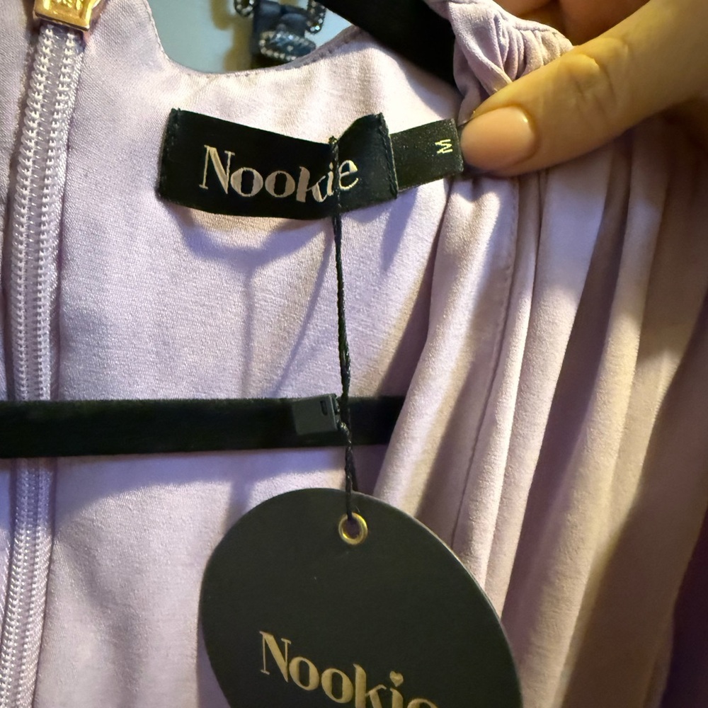 Nookie Lilac Long Sleeve Mini Dress